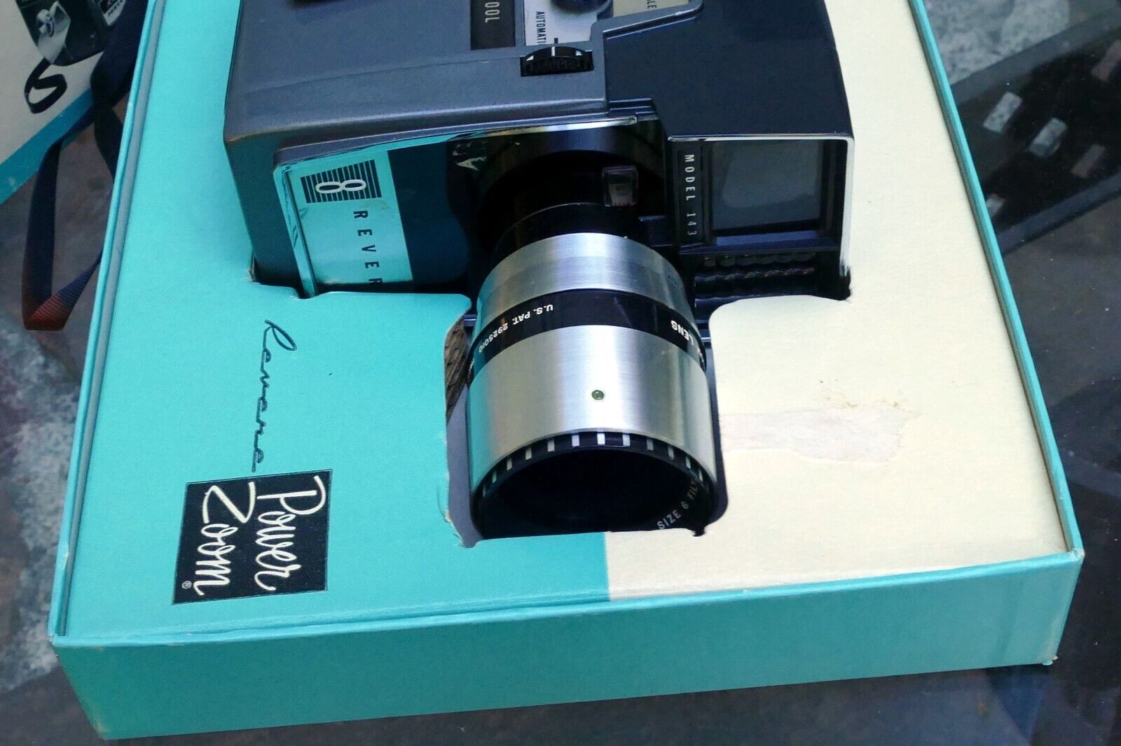 Revere 8 Eye-Matic 8mm Spool Model 143 Power Zoom w/ f1.8 Raptar Lens - AS IS