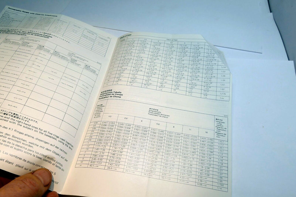 Nikon Nikkor 50mm f2 Lens  Brochure Guide specifications