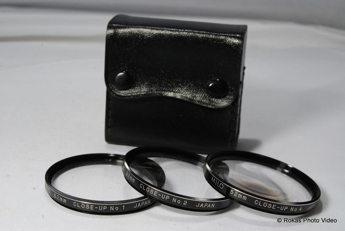 Milo 52mm kit +1, +2, +3 Filters macro close-up set
