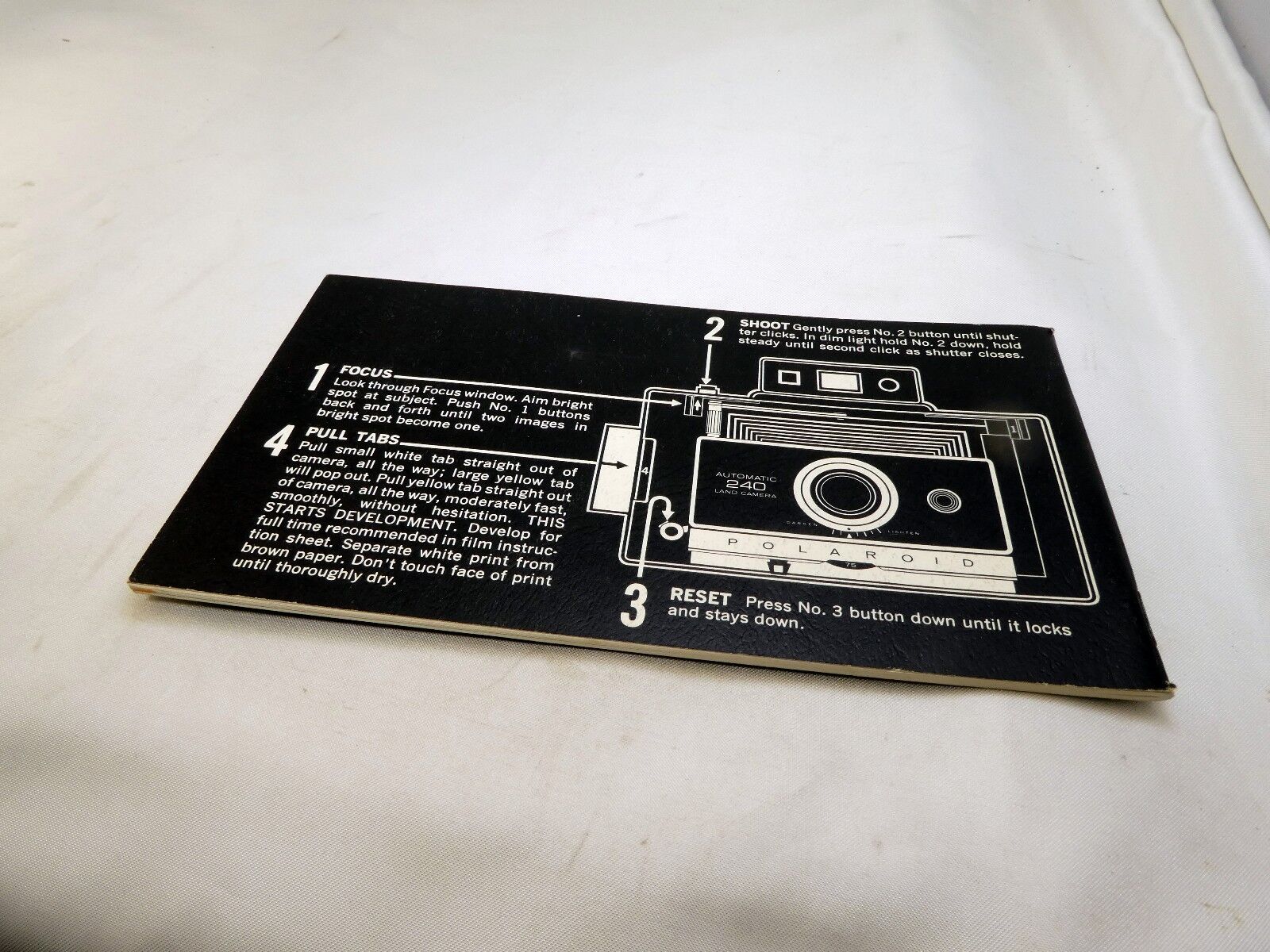 Polaroid Automatic 240 land Camera  instructions English