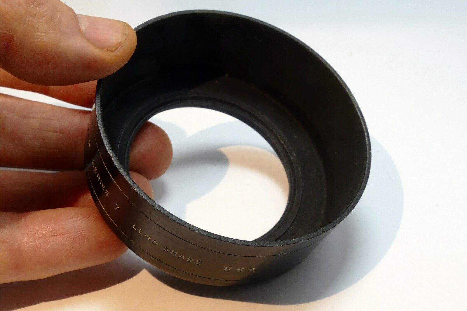 Tiffen Lens Hood Shade screw in  series 7 VII mm  (54mm) Made in USA Metal