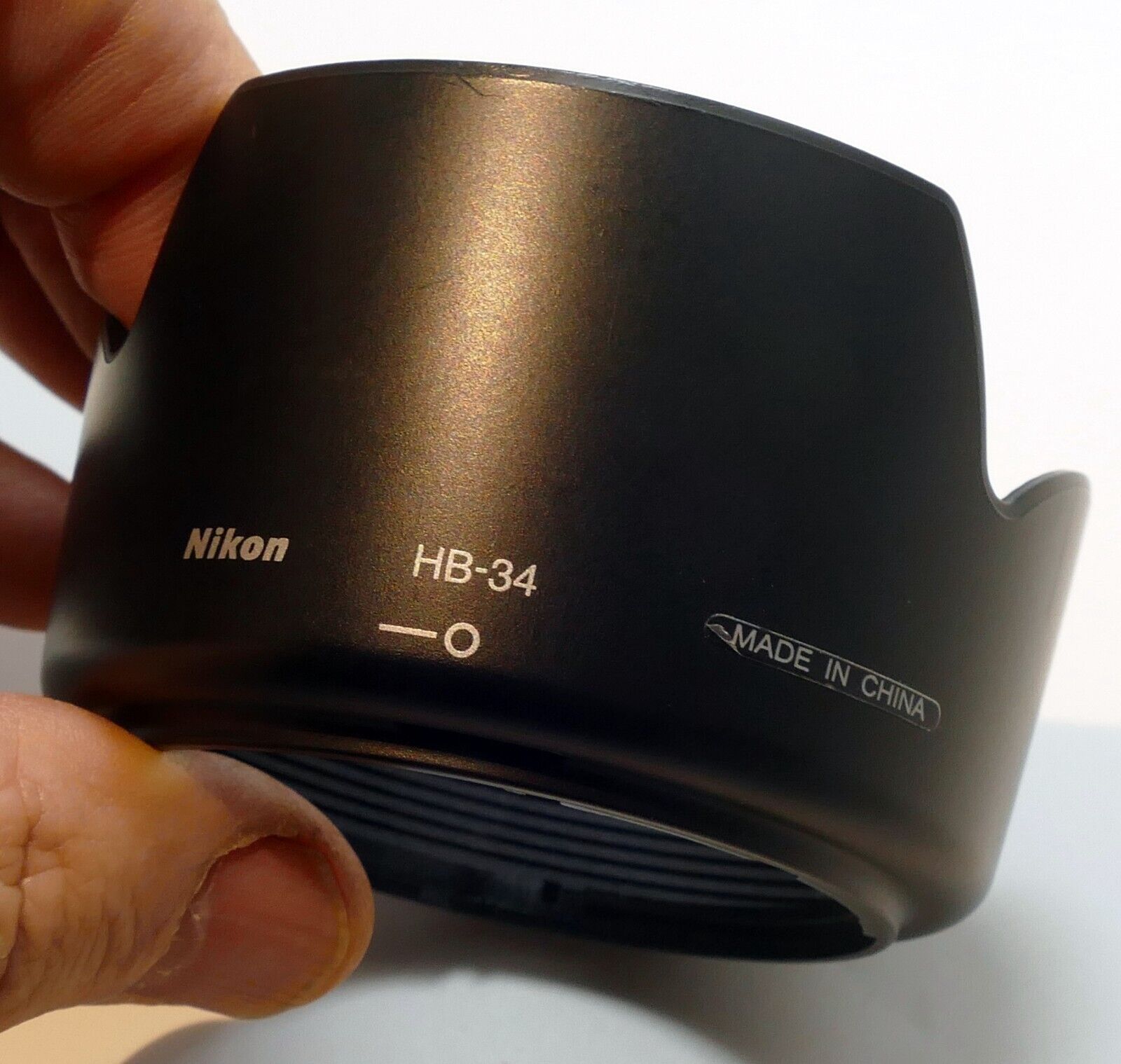 Nikon HB-34 Lens Hood Shade for AF-S DX 55-200mm F4-5.6G ED  - - -  Genuine OEM