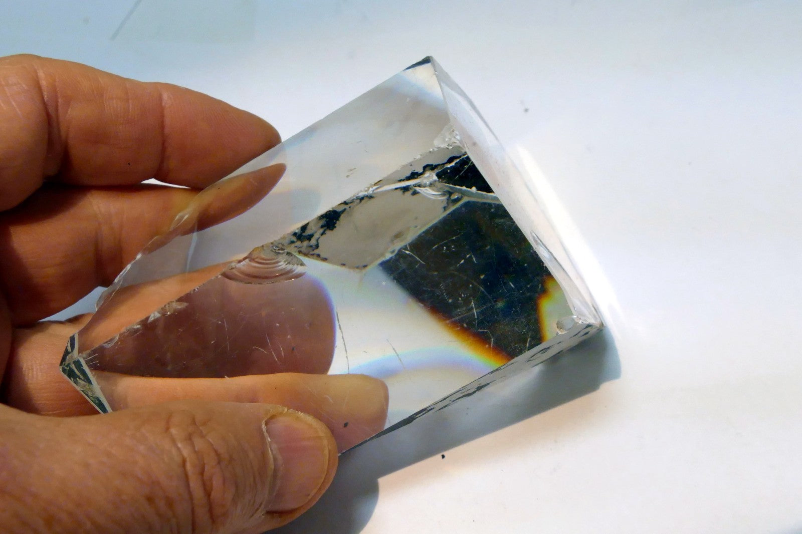 OPTICAL GLASS PRISM OPTICS 2X4" for camera