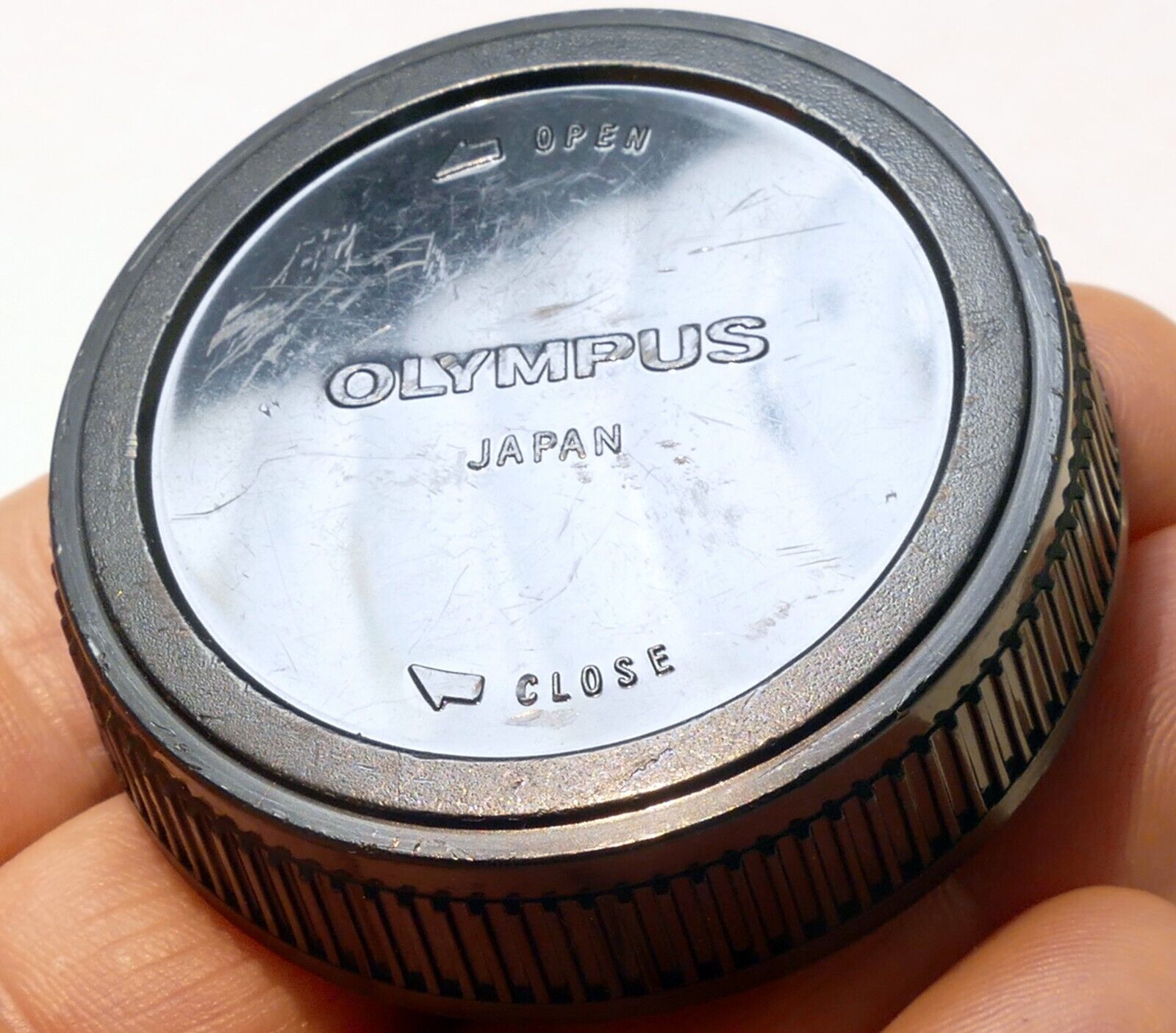 OLYMPUS OM Rear Len Dust Cap for 50mm f1.4 f1.8 Zuiko manual focus - OEM Genuine