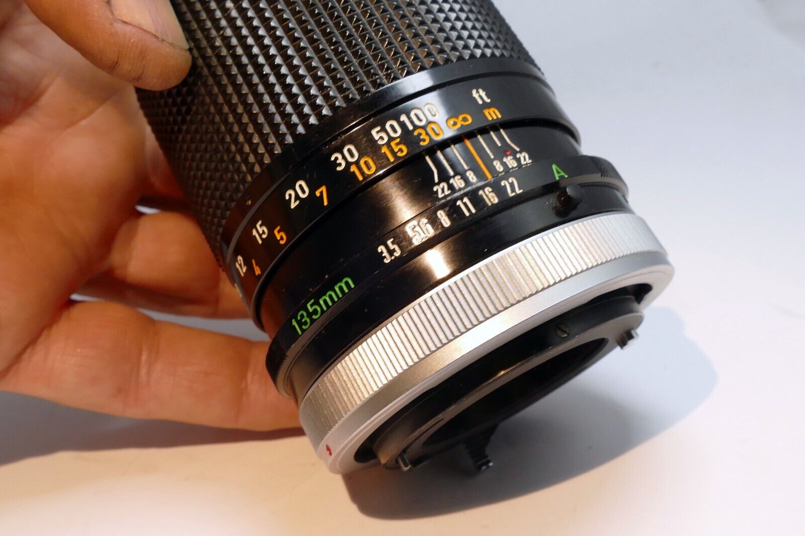Canon 13mm f3.5 SC FD Lens for manual focus telephoto -   Aperture stuck AS IS