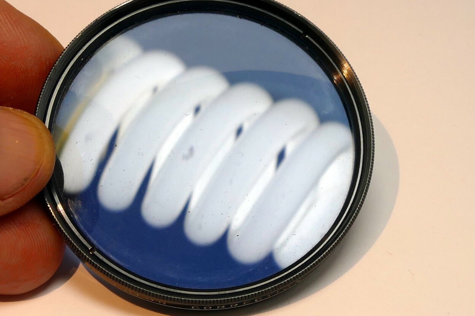 Vivitar 55mm Filter 80B  multi-coated deep blue cooling made in Japan