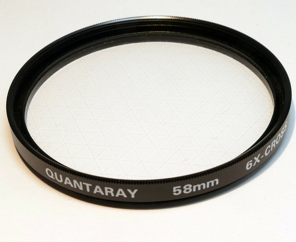 Quantaray  58mm Filter Cross Screen 6X Six Point Star CS