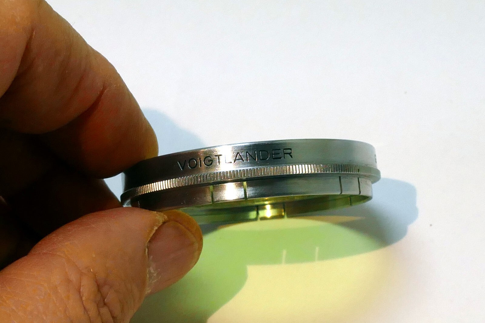 Voigtlander G1 Yellow 47mm Filter 301/47 Germany Nocton (with some scratches)