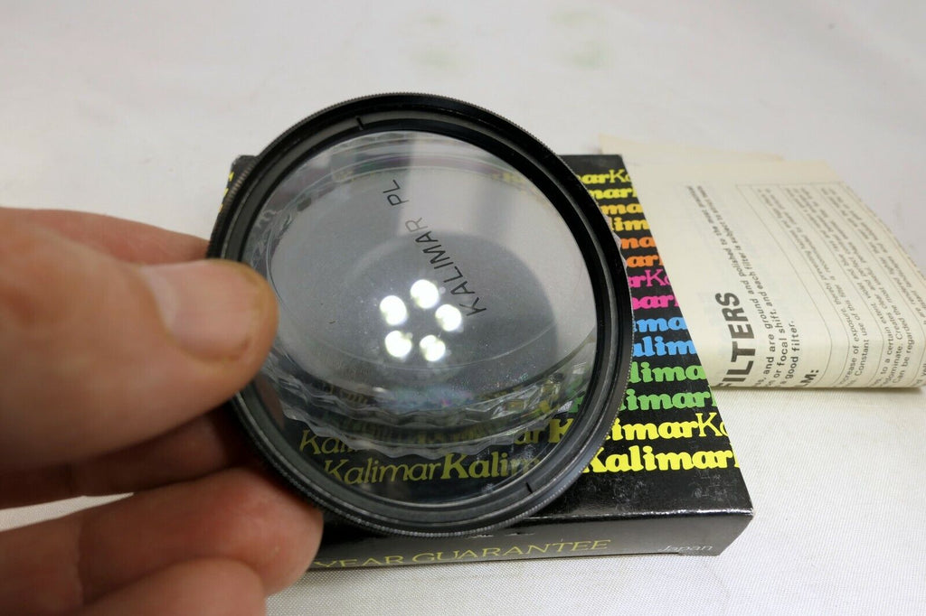 KALIMAR 62mm PL Polar Polarizer Lens Filter  - - -  old stock - never used boxed