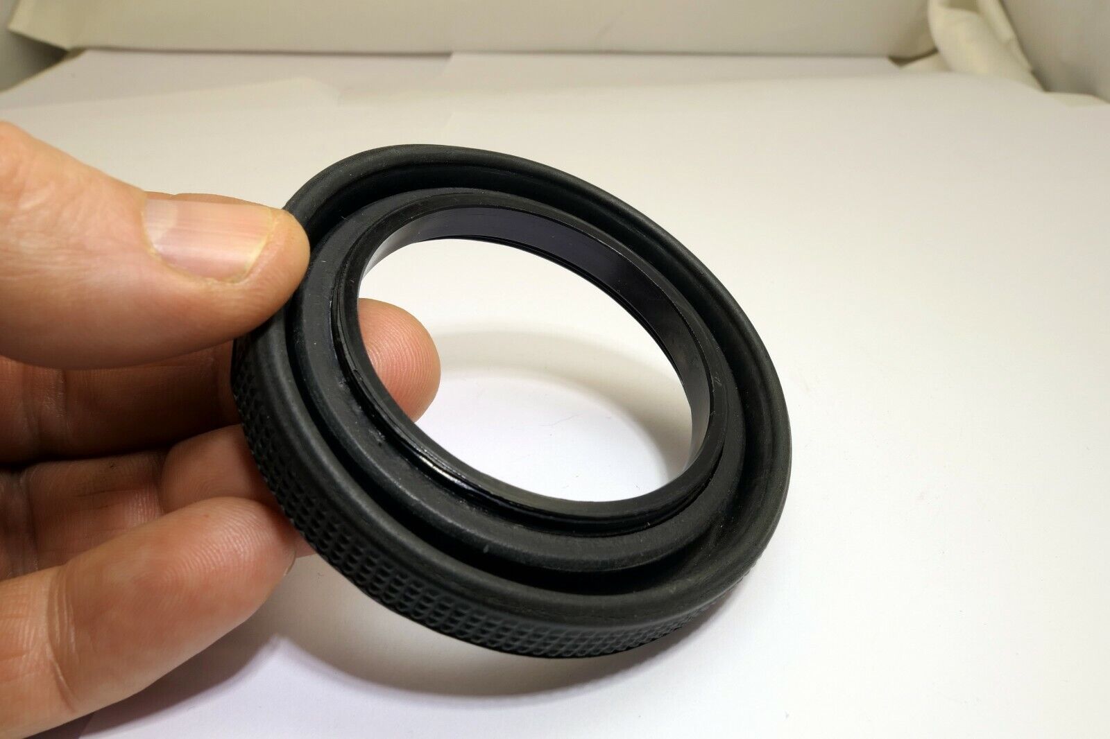55mm Lens Hood Shade Rubber double threaded telehoto for 85mm 50mm f1.8 f1.7