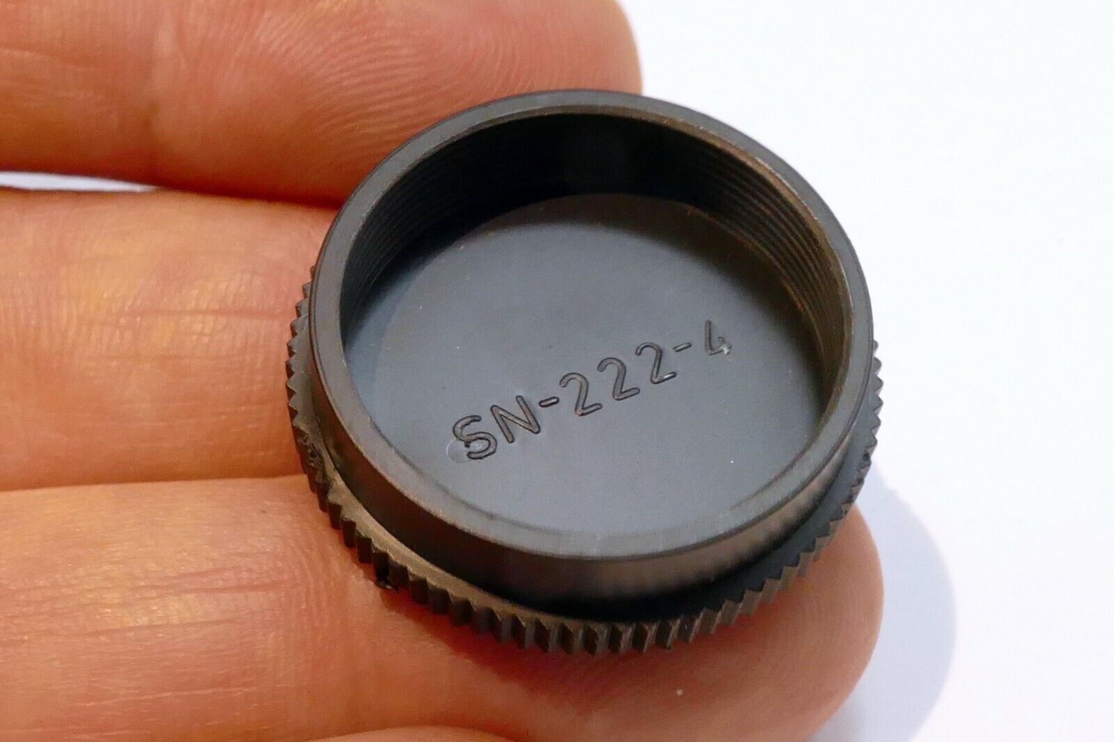 SN-222-4 Lens Cap OEM Schneider Kreuznach C mount lenses screw in threaded 25mm