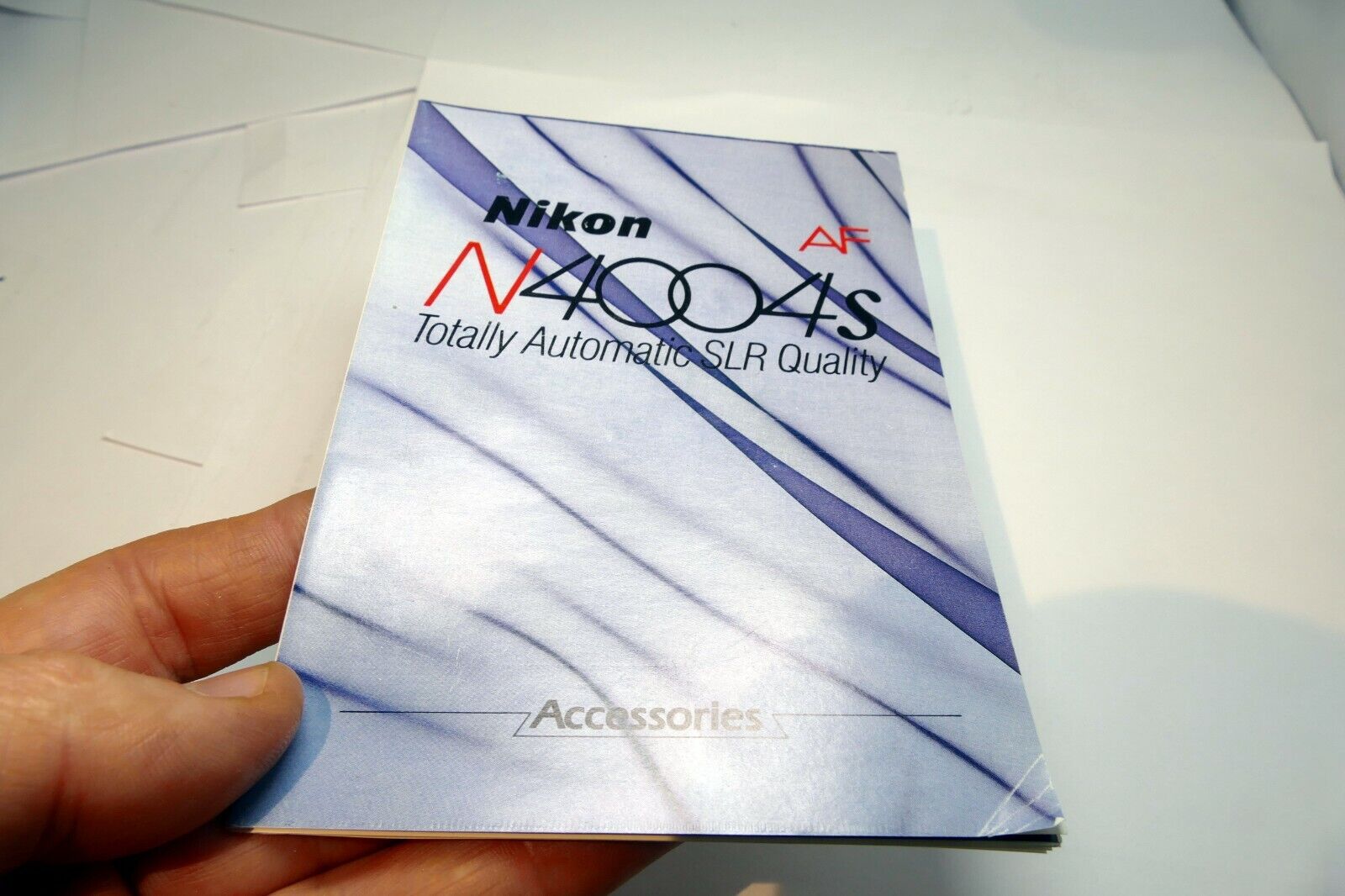 Nikon N4004s AF CAMERA Brochure Accessory List sales book English EN