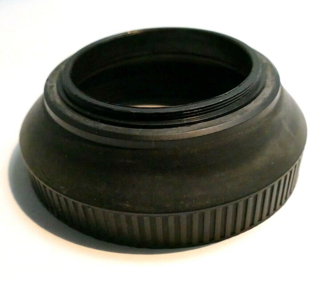 52mm rubber lens hood shade for normal 50mm f1.8 to medium telephoto 85mm f2.8