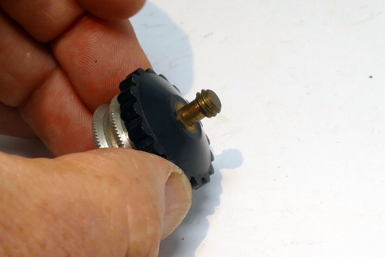 1/4"- 1/3" Tripod Screw to Flash Hot Shoe Mount Adapter  vintage threaded