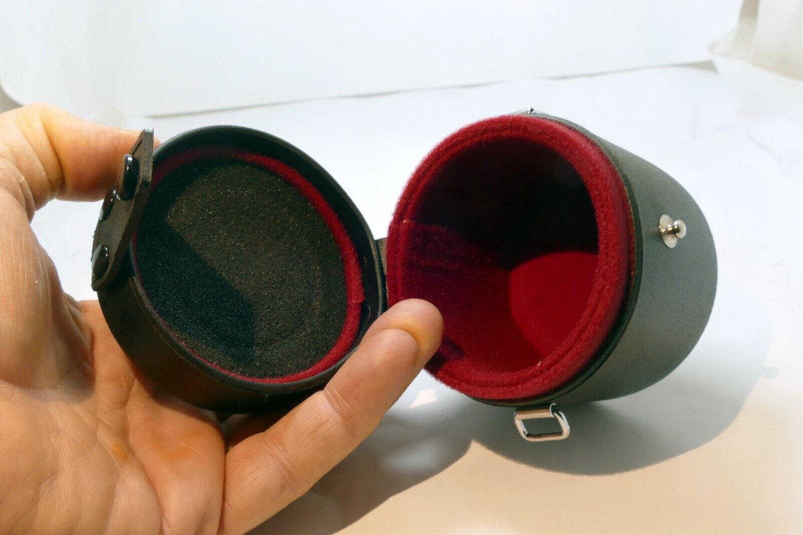 Konica Hexanon 2X AR lens empty Hard case for genuine OEM vintage