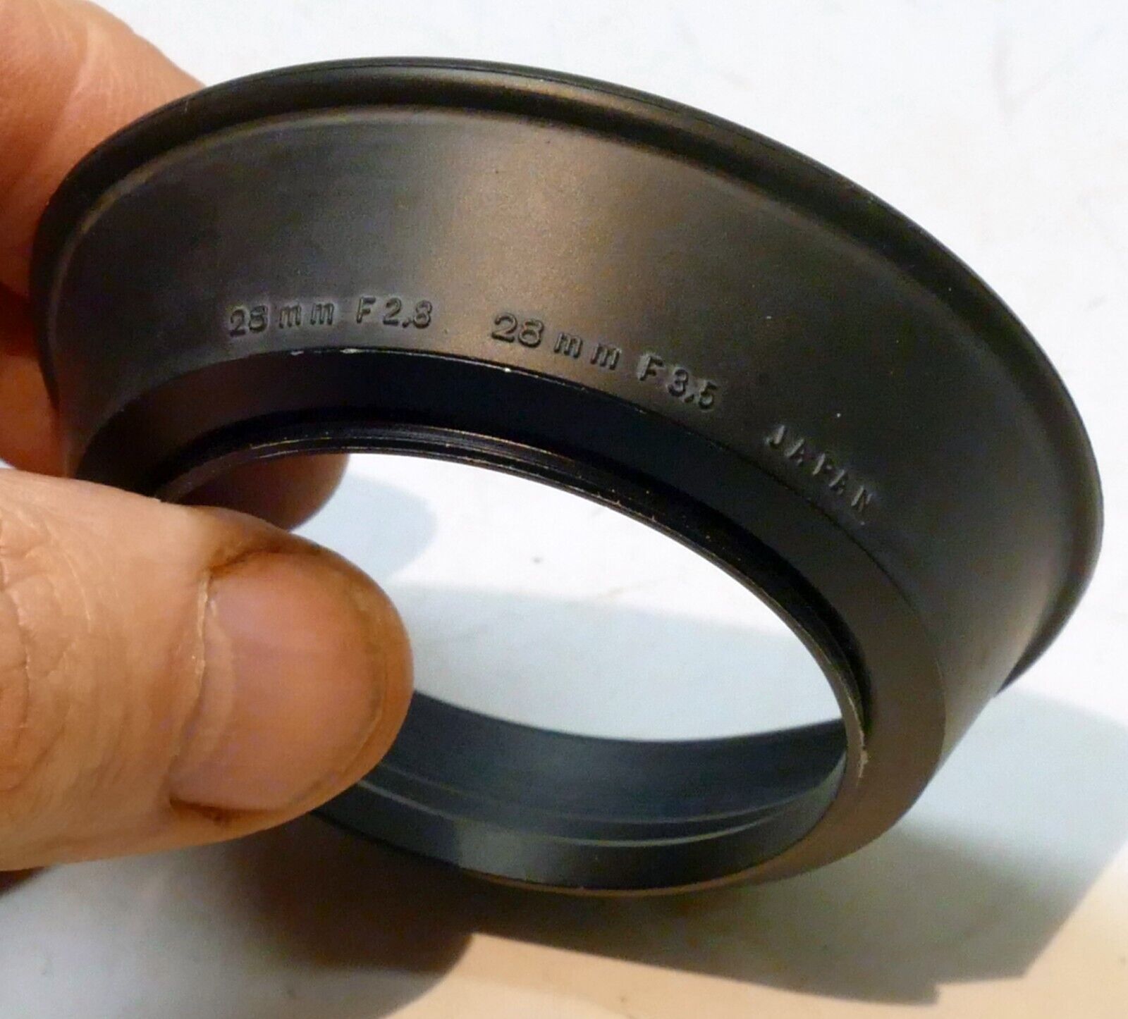 49mm Olympus OM 28mm f2.8 f3.5 24mm Lens Rubber hood shade for - OEM Original