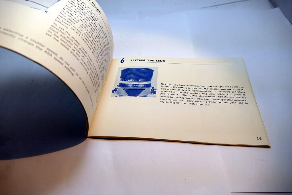 Mamiya Sekor Auto XTL camera Instruction manual guide English E