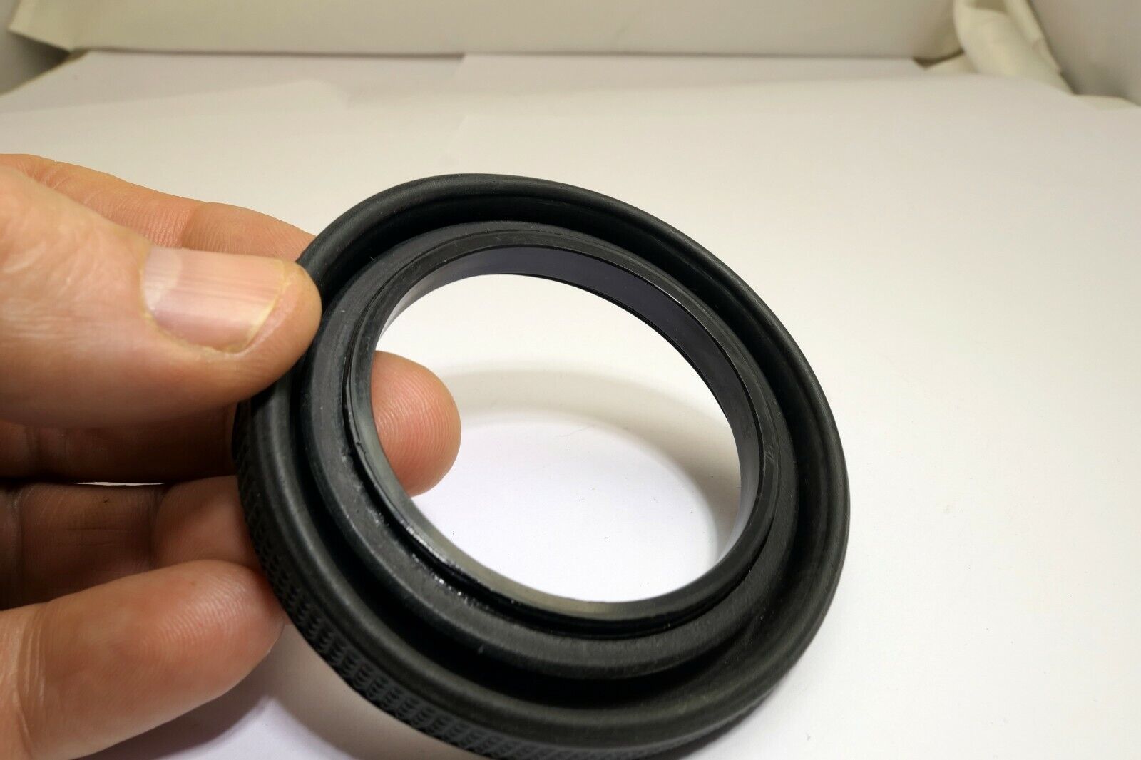 55mm Lens Hood Shade Rubber double threaded telehoto for 85mm 50mm f1.8 f1.7