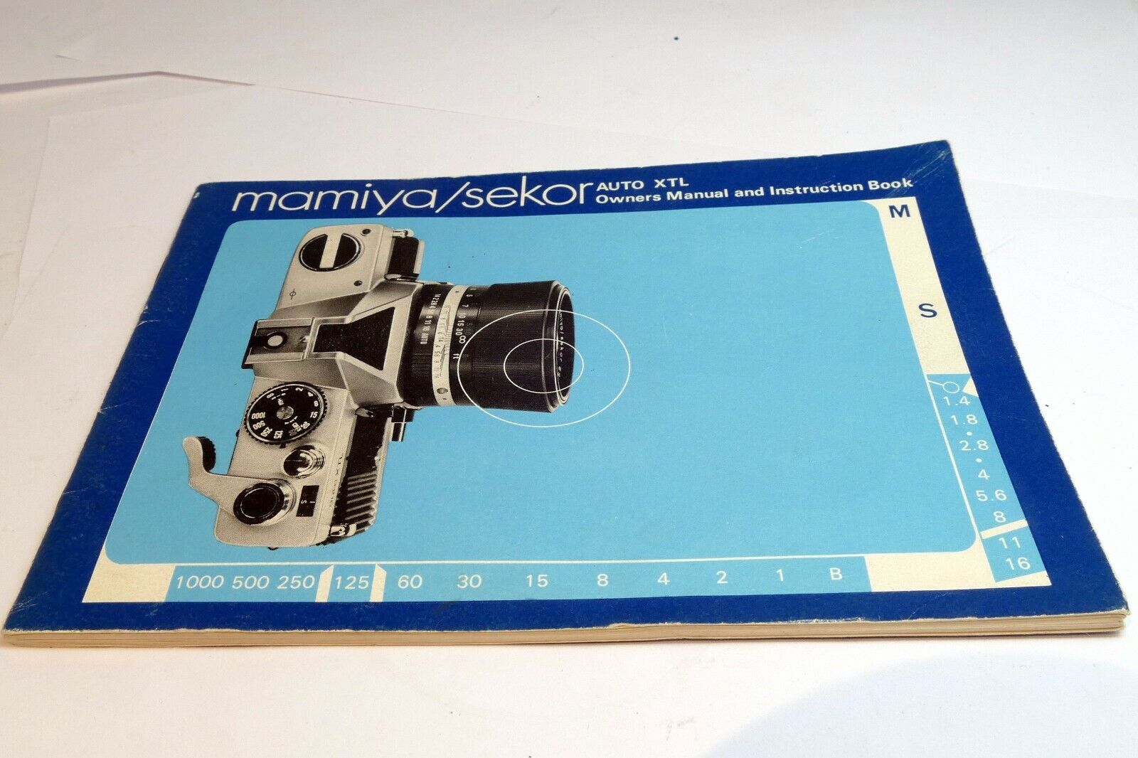 Mamiya Sekor Auto XTL camera Instruction manual guide English E