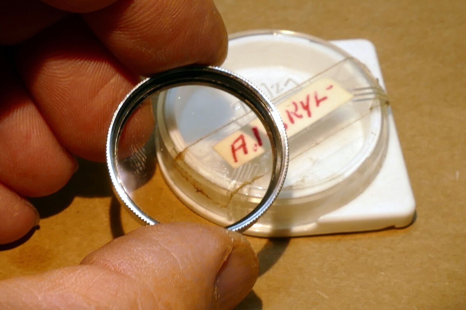 27mm Walz #105 1A Skylight  Filter for Contaflex Tenax