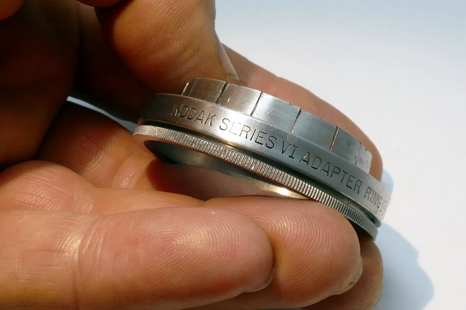 Kodak 1 3/8" 35mm series VI 6 filter Holder Adapter ring with retainer ring 