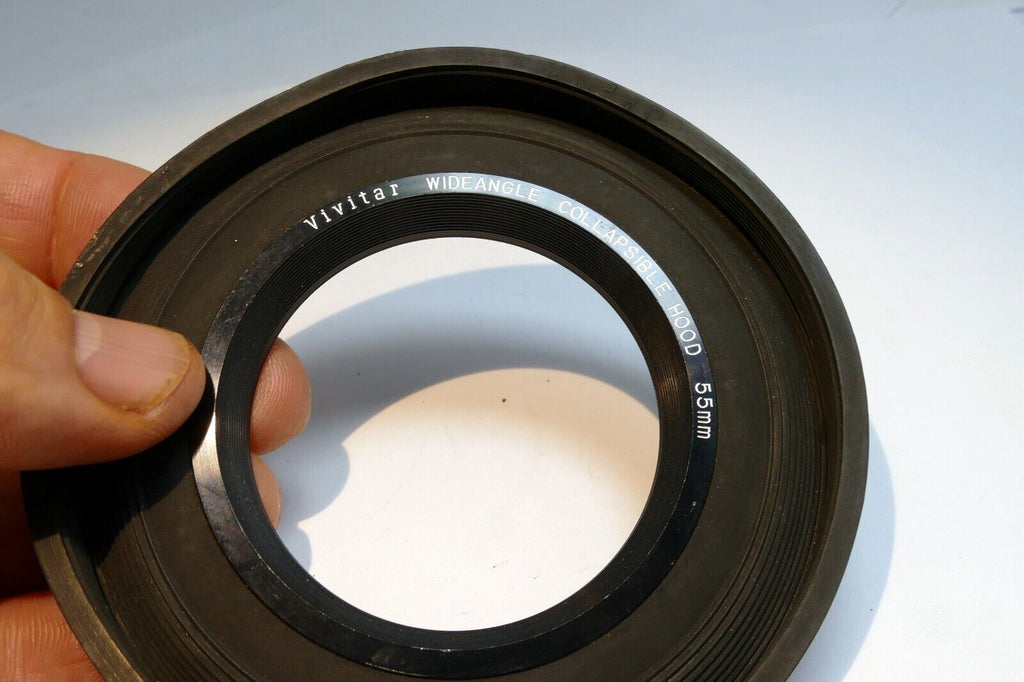 55mm Rubber Lens Hood Shade defective does - rubber not extend