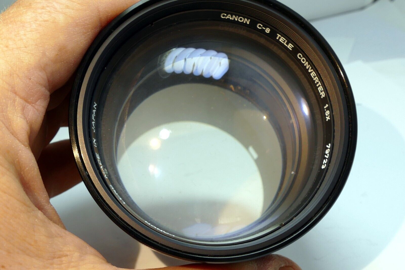 Canon C-8 Tele Converter 1.6X  LENS  - with haze, needs cleaning
