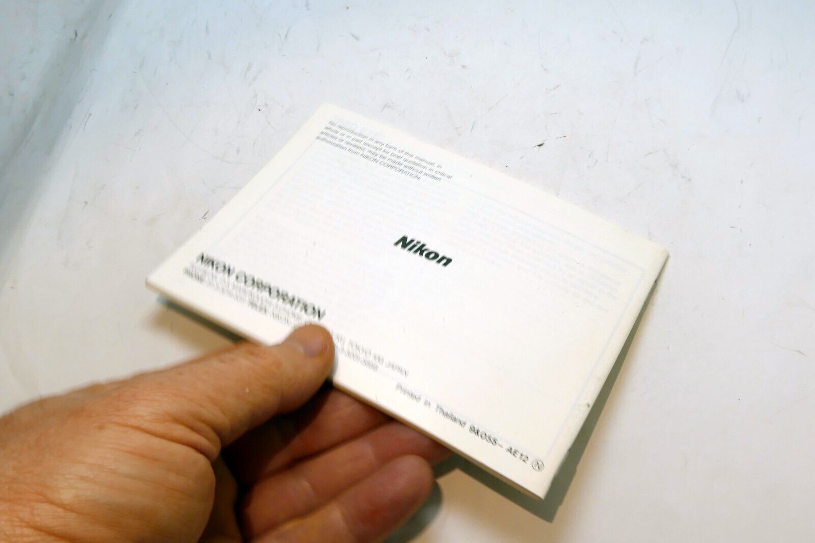 Nikon F N6006 Speedlight Flash Photography Instruction manual