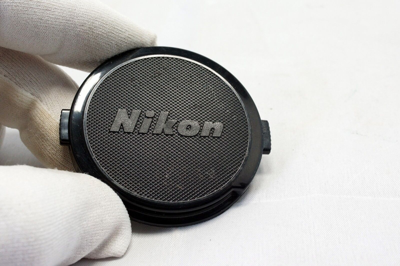 Nikon 52mm Black Lens Cap snap on type vintage genuine