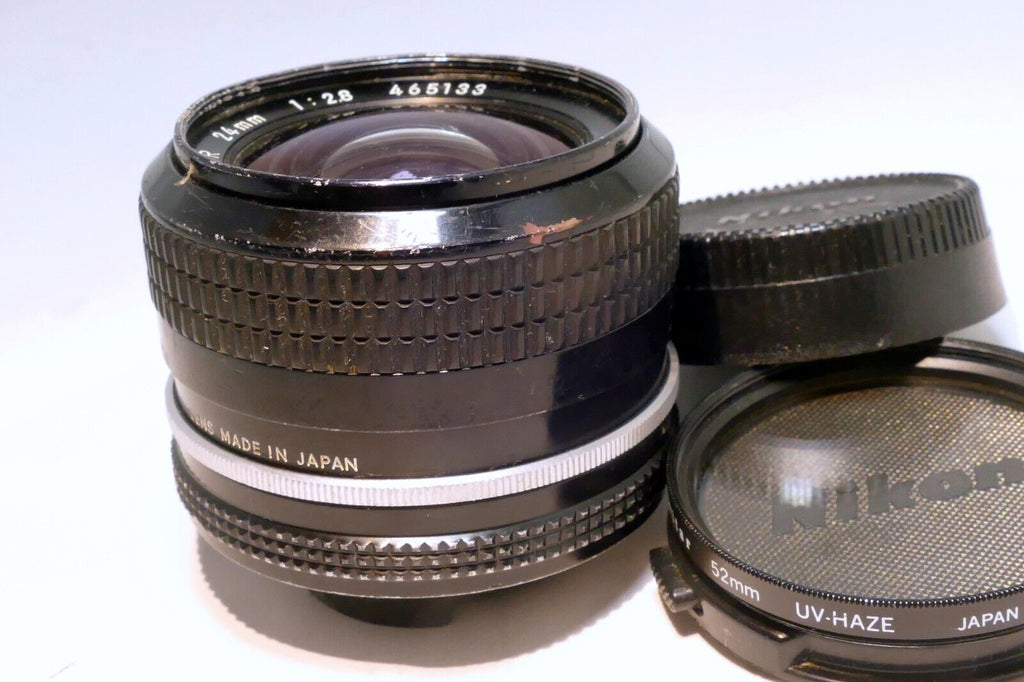 Nikon 24mm f2.8 Ai Lens prime Wide angle with fungus webbing inside - AS IS read
