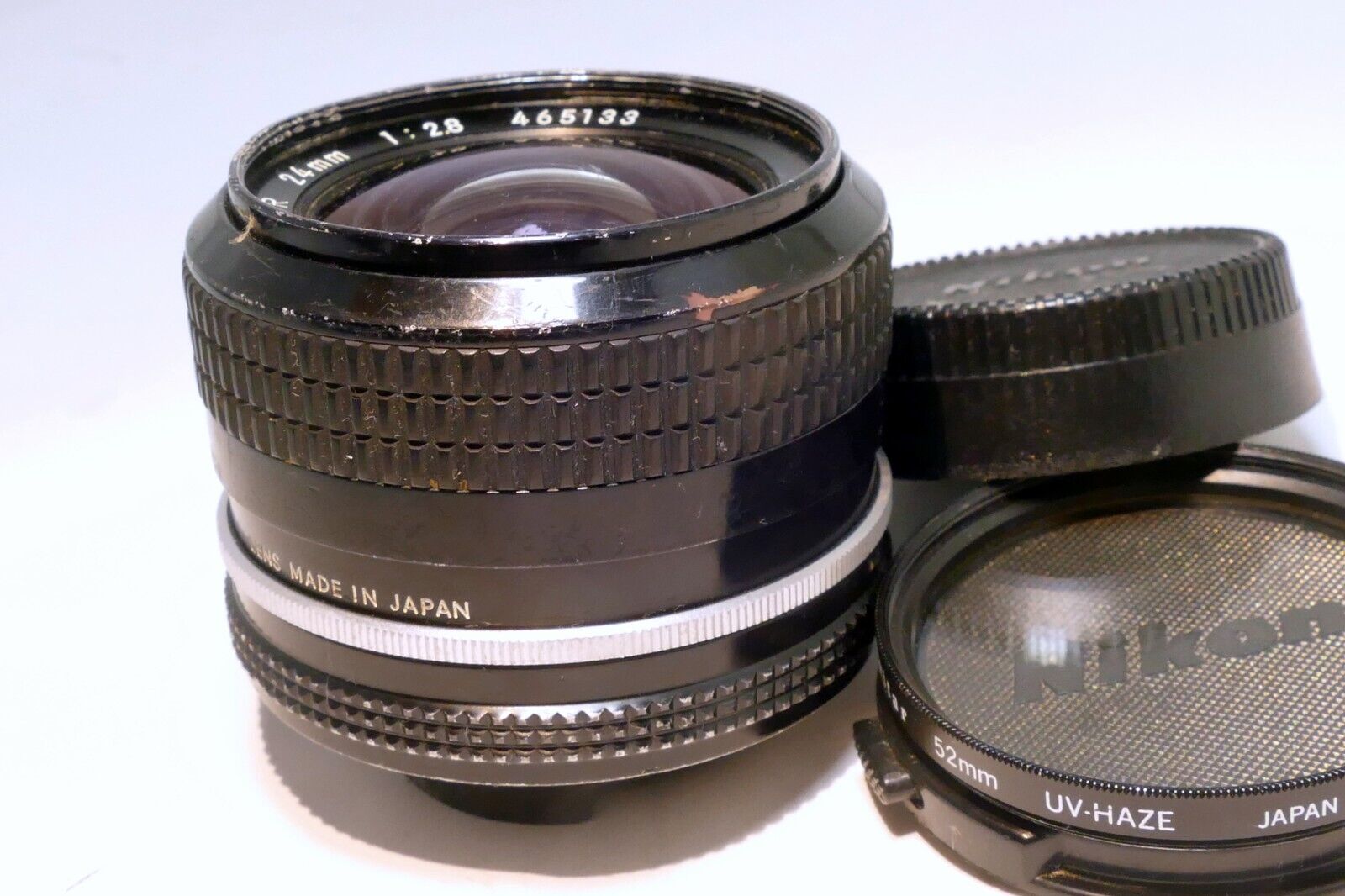 Nikon 24mm f2.8 Ai Lens prime Wide angle with fungus webbing inside - AS IS read