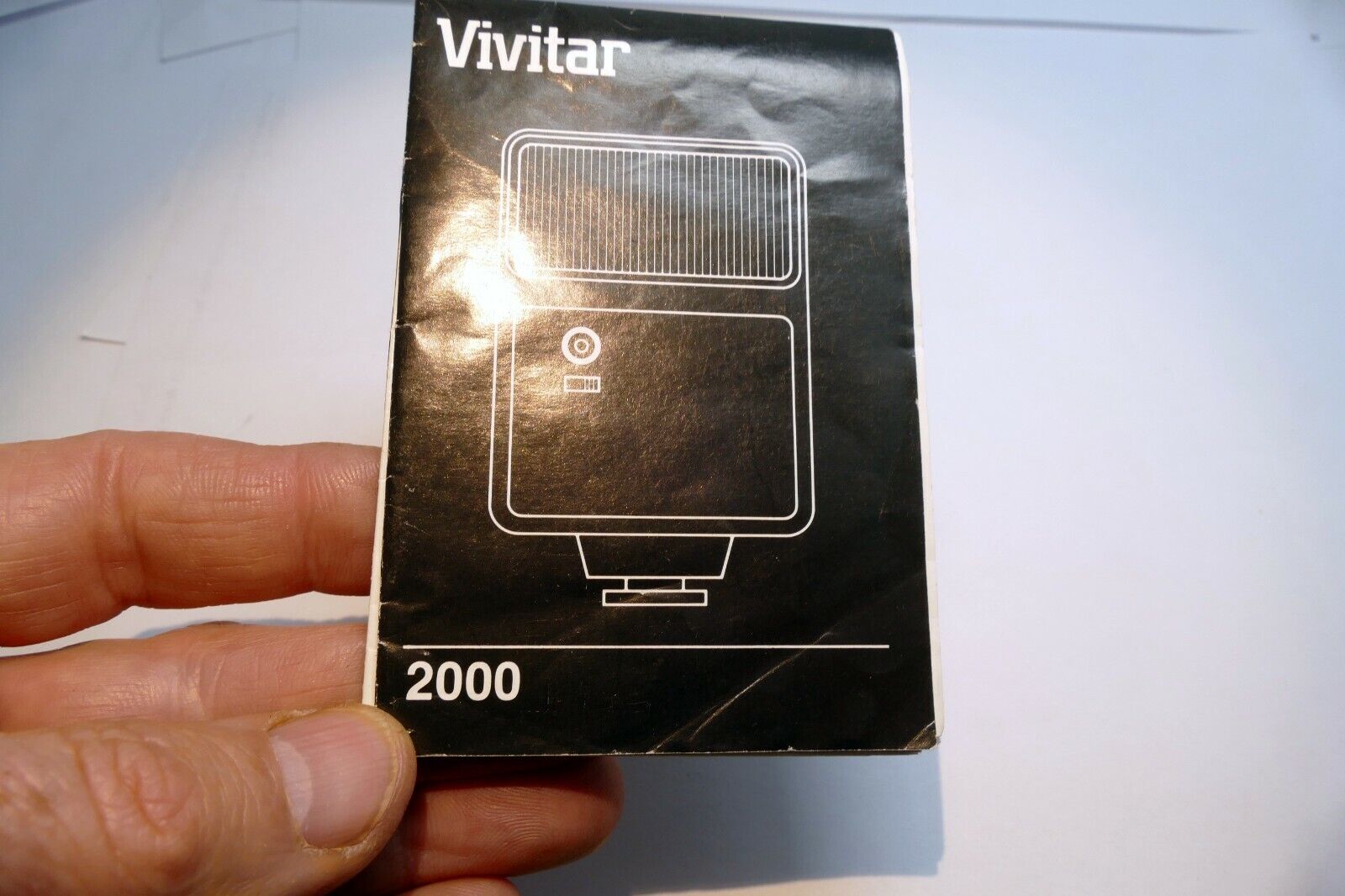 Vivitar 2000 flash Instruction Owner's Sheet  Guide