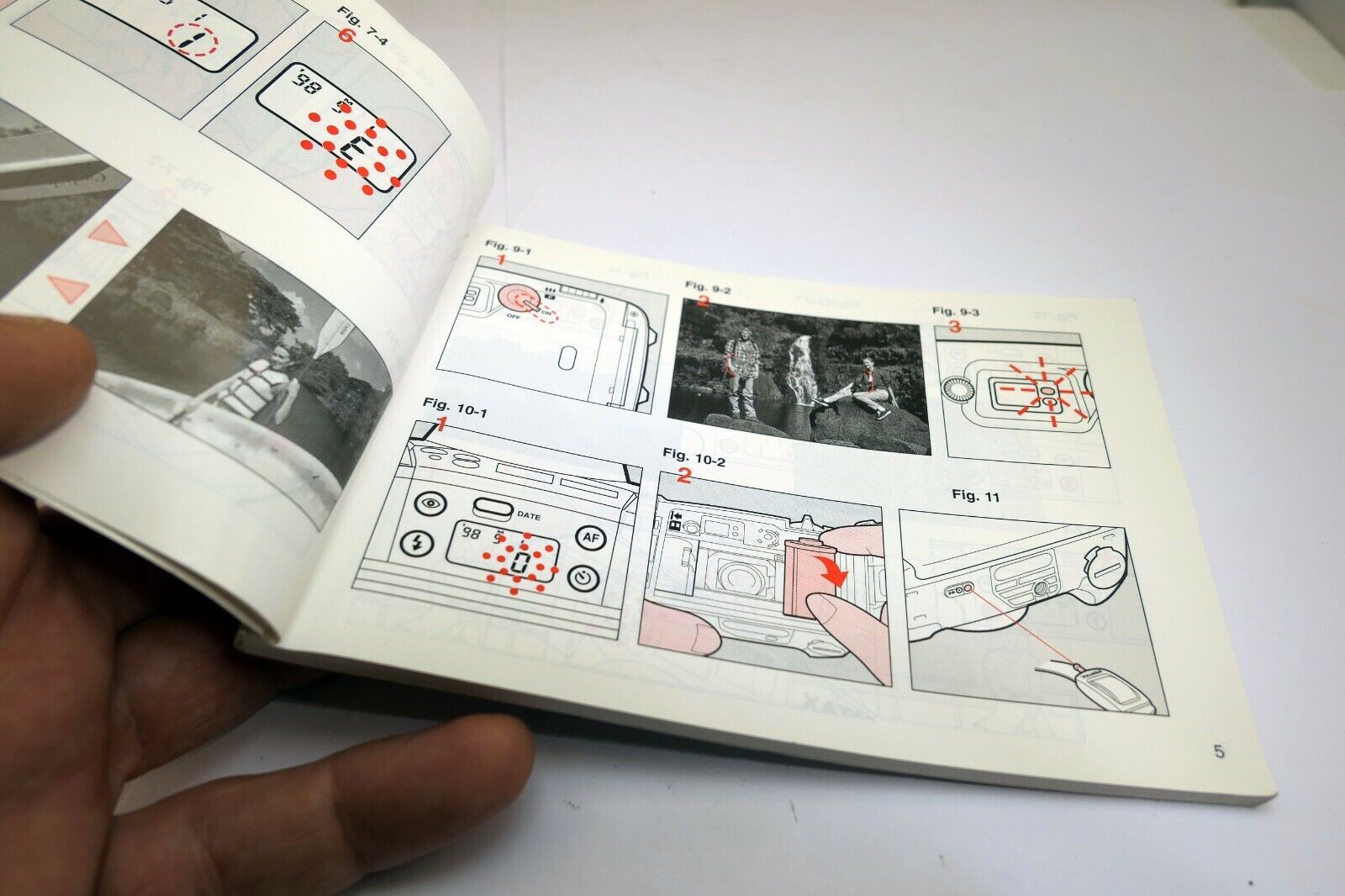 PENTAX Espio 105WR Quartz Date camera Operating Manual Instruction Guide EN FR S