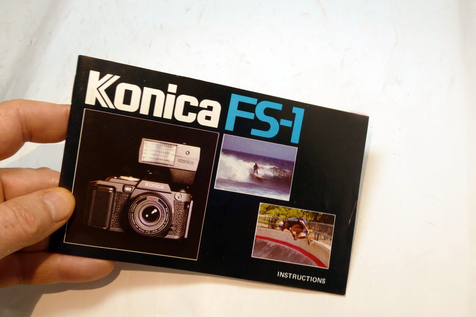Konica FS-1 Camera guide instruction manual  1980