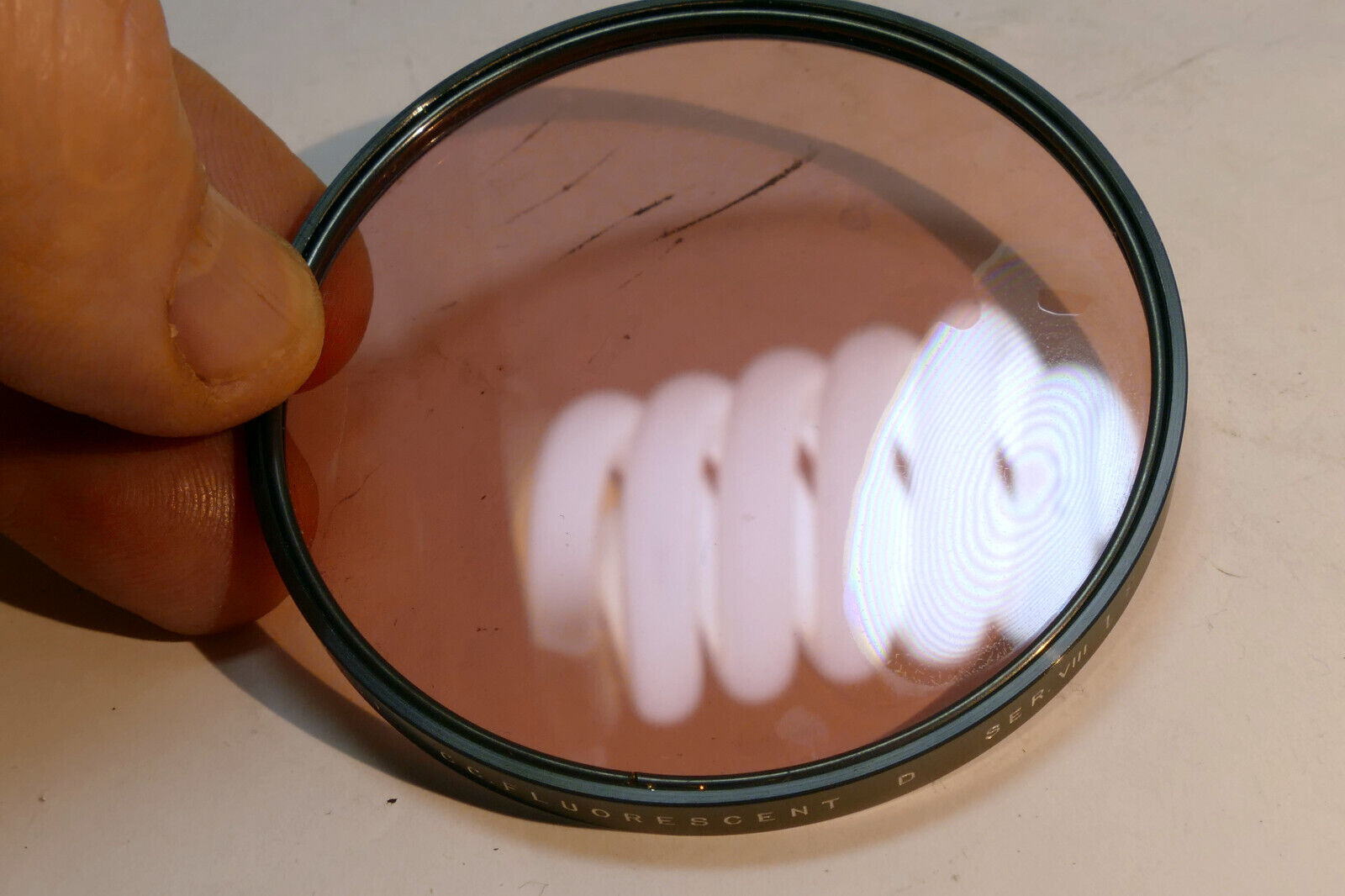 Spiralite Fluorescent  D 1-F Series 8 VII  drop in type filter (with separation)