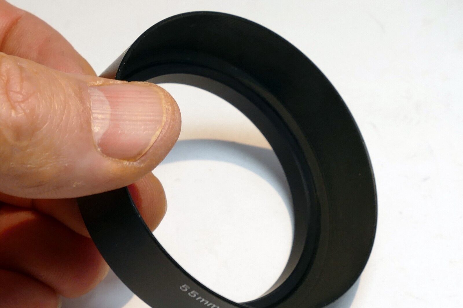 55mm OD Lens Hood Shade  threaded  Metal threaded telephoto