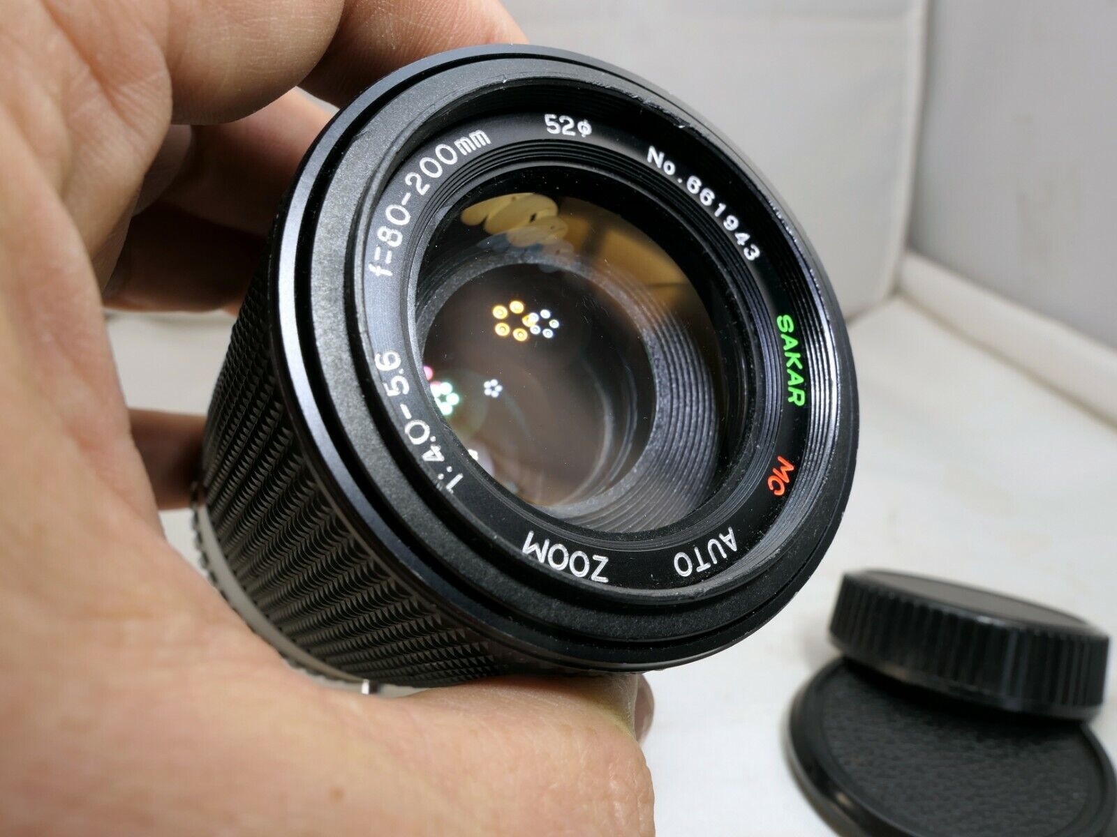 Sakar 80-200mm f4-5.6 manual focus for Pentax KR KA A mount digital