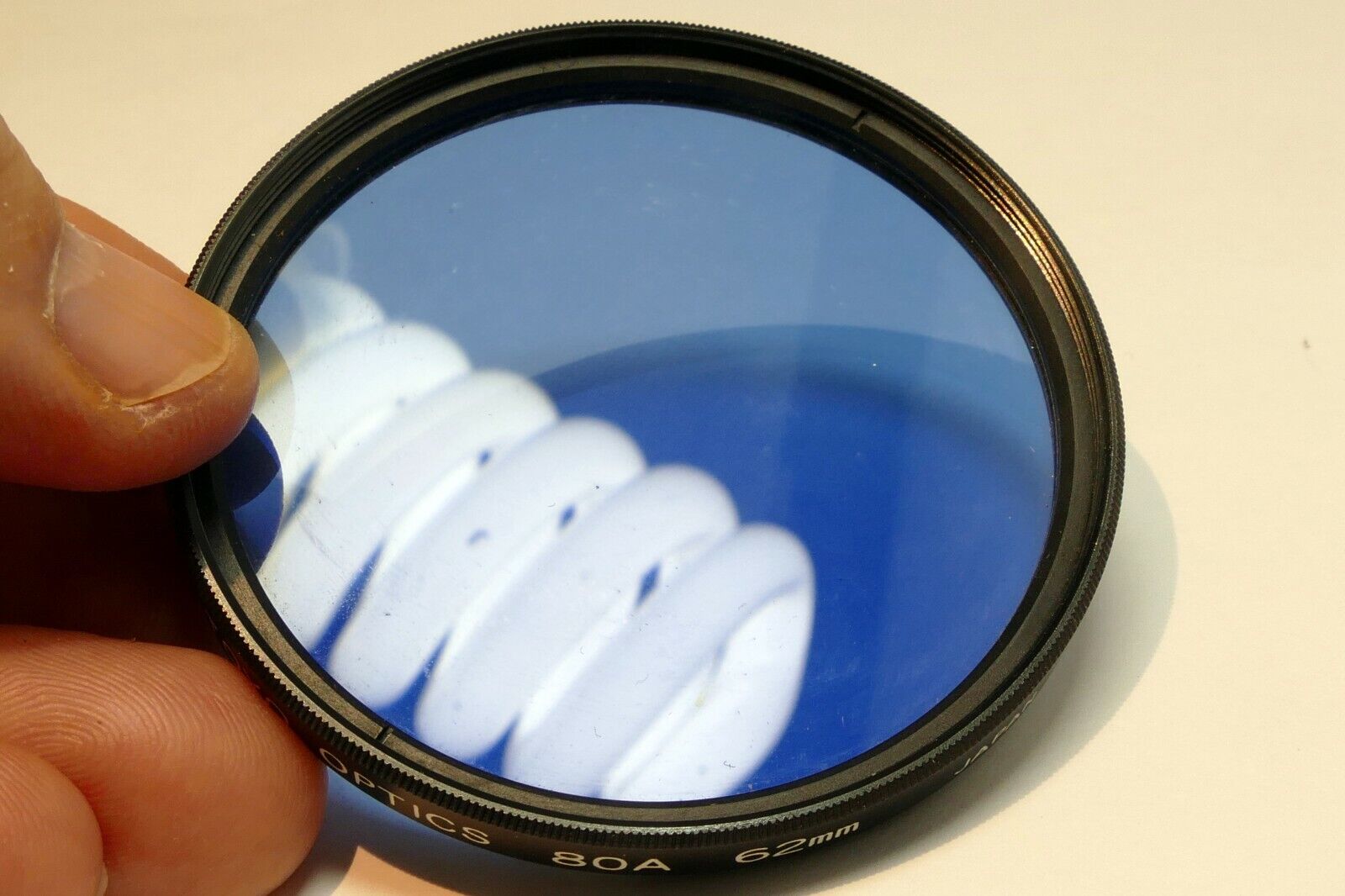62mm Toyo Optics filter lens made in Japan 80A Blue