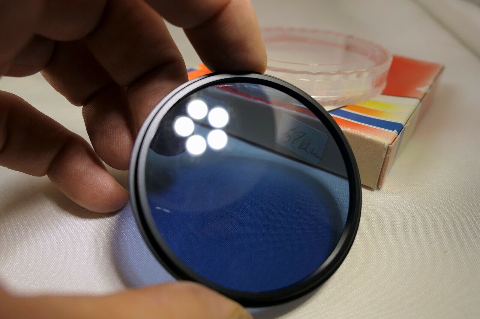 Eitar 62mm 80A Blue lens filter open box