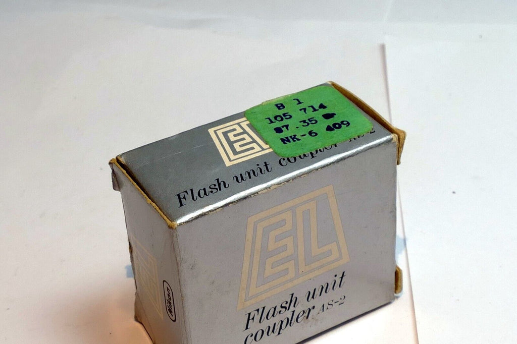 Nikon AS-2 Flash  Coupler Adapter for EL Nikkormat cameras Boxed- MINT