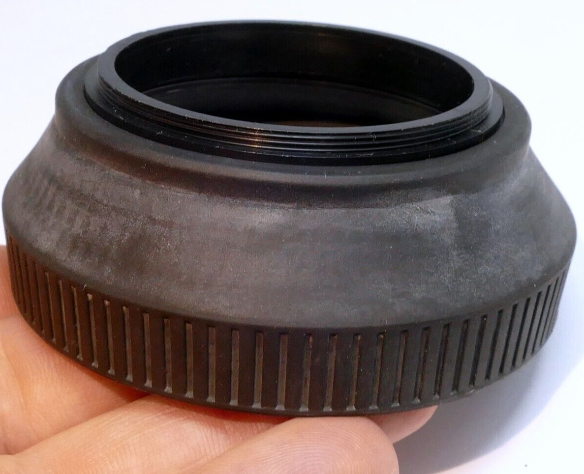 52mm Rubber Lens Hood for 35mm f2.8 f3.5 collapsible double threaded