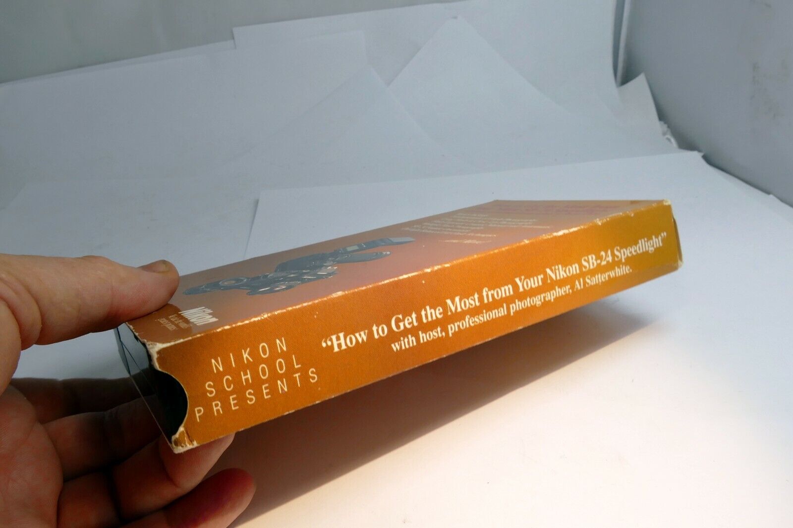 "HOW TO GET THE MOST FROM NIKON SB-24 SPEEDLIGHT" INSTRUCTIONAL VHS VIDEO TAPE