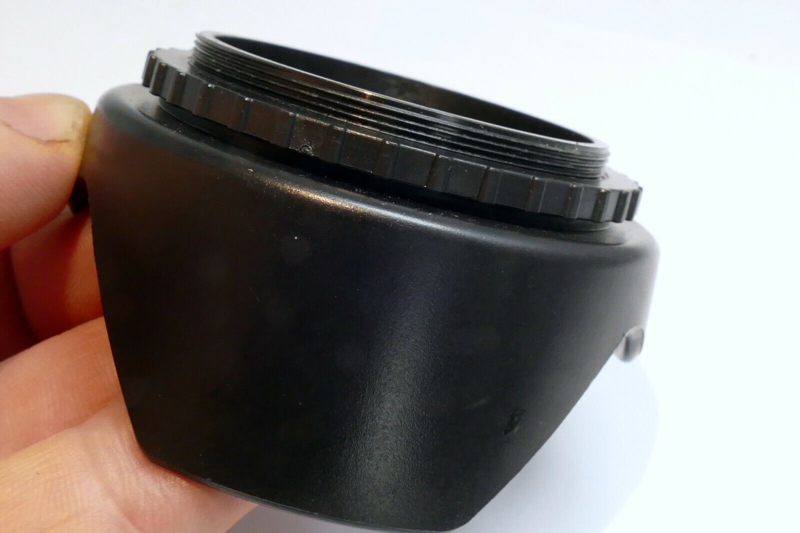 49mm Lens Hood Shade threaded plastic petal shaped  for 50mm f1.8