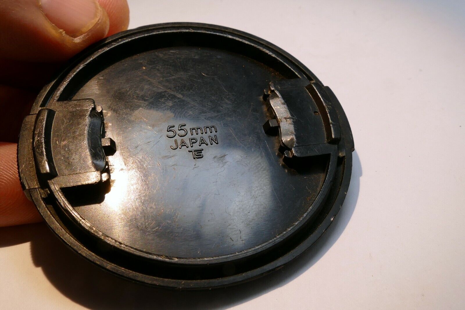 Soligor 55mm Front Cap Plastic snap on for  24mm F2.5 genuine  made in Japan