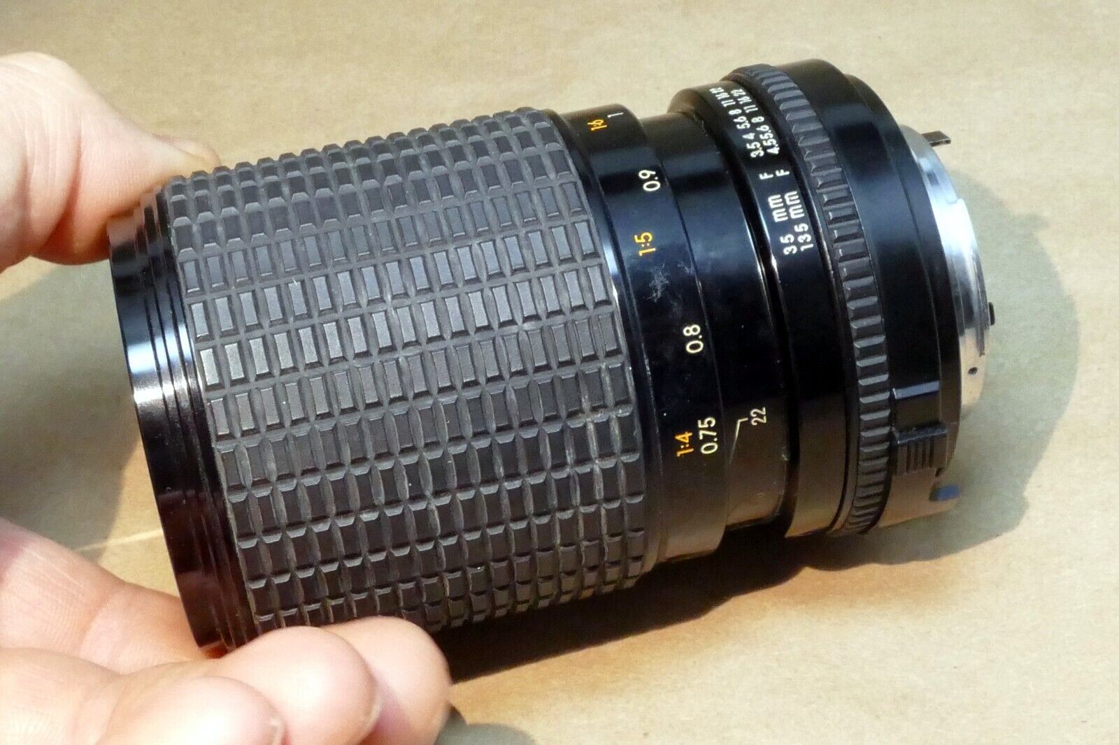 Sigma 35-135mm f3.5-4.5 MD Lens for Minolta - Parts or Repair W/ Haze NOT WORKIN