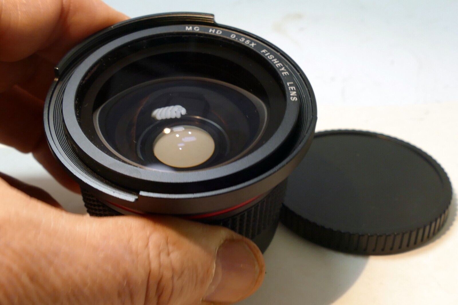 MC HD  0.35X AUX Super  Wide angle Fish eye 58mm Lens for 18-55mm IS EF