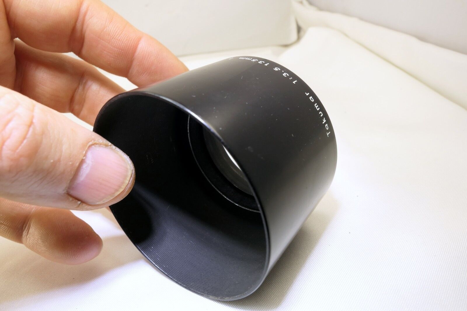 Pentax 49mm Asahi Takumar 135m f3.5 200mm f5.6 Metal Lens Hood Shade Telephoto