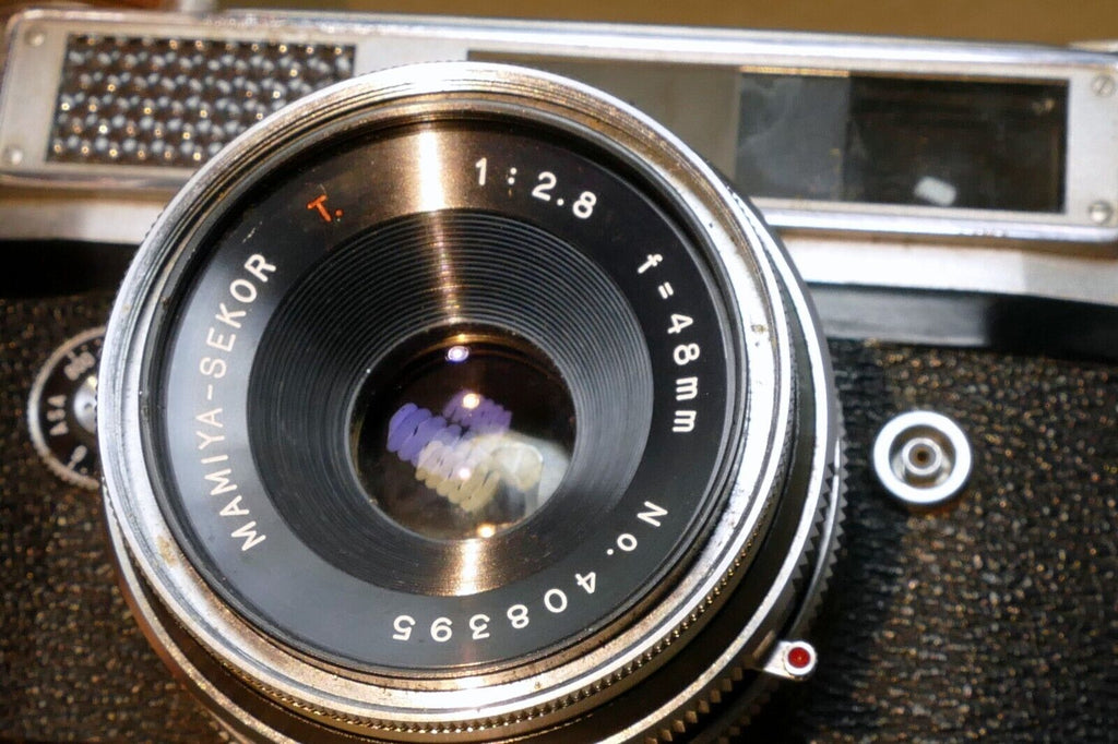 Mamiya Ruby Standard Rangefinder Camera 48mm f2.8 T Sekor Lens 35mm 1962
