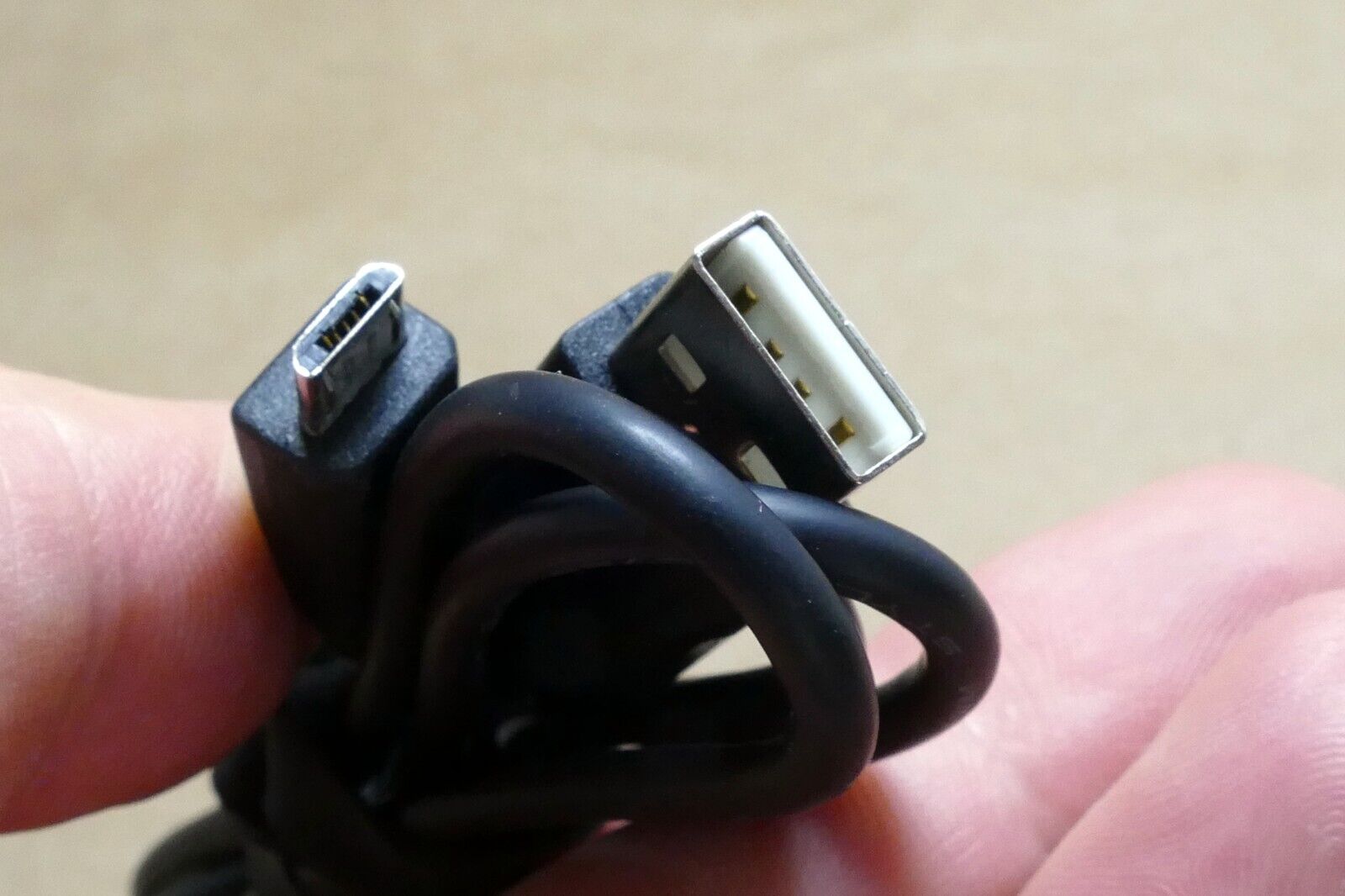 Camera Cable USB A to Micro-USB charger data transfer 3 feet long