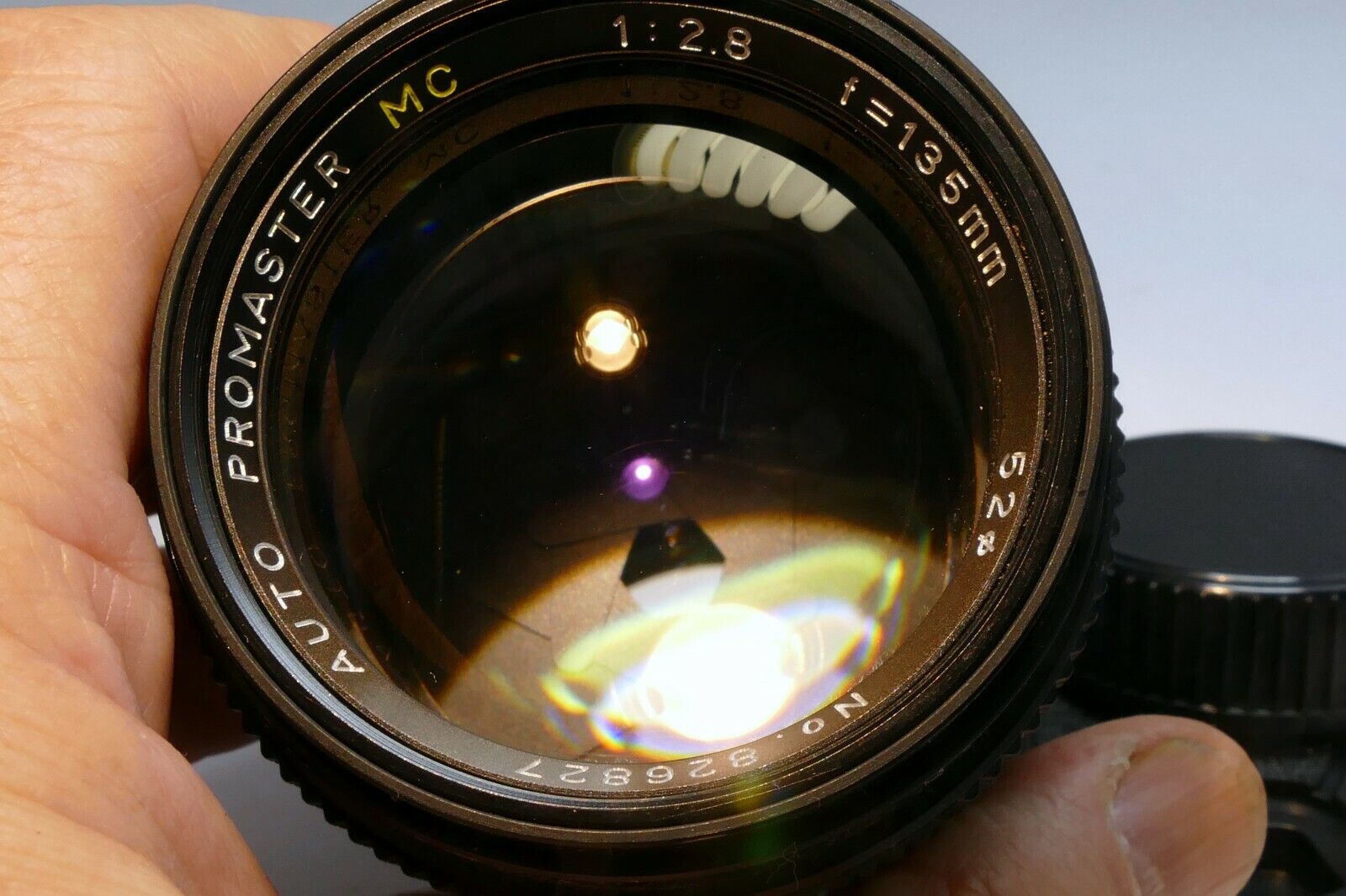 Promaster 135mm f2.8 Lens manual Focus Minolta MD prime Telephoto